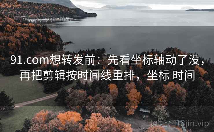 91.com想转发前：先看坐标轴动了没，再把剪辑按时间线重排，坐标 时间